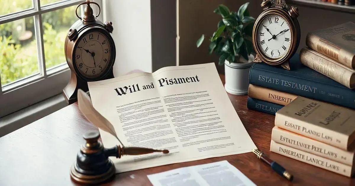 Para que serve um testamento? Para que serve um testamento?