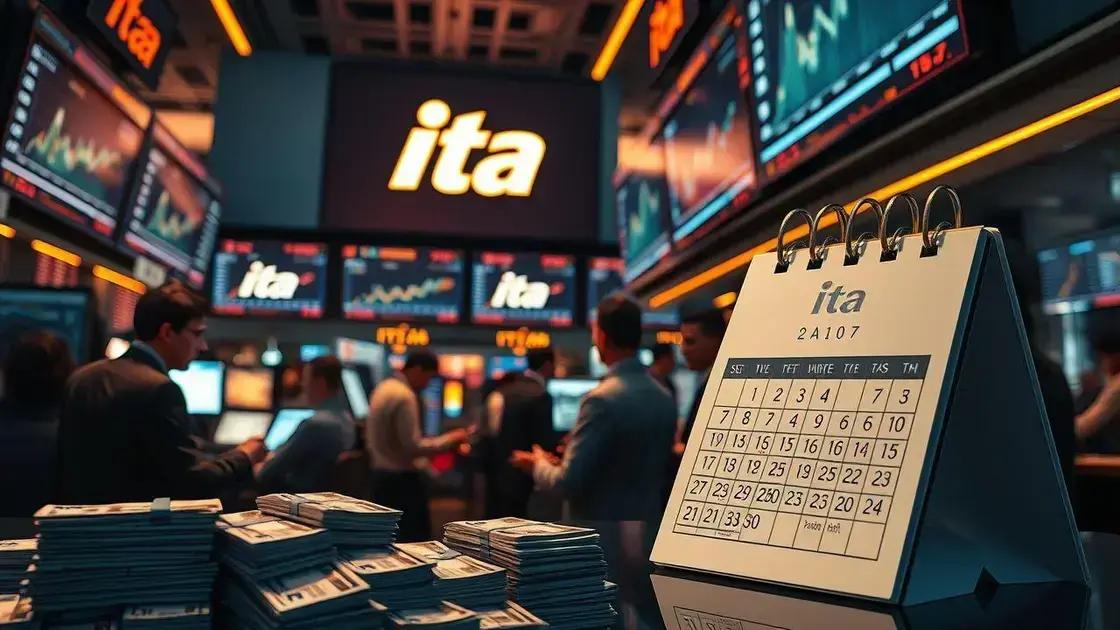 Datas Importantes para os Acionistas